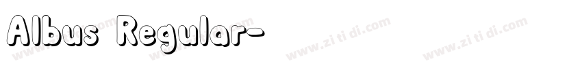 Albus Regular字体转换